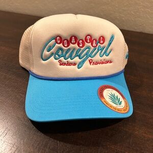 Kids Hat - Blue and Cream